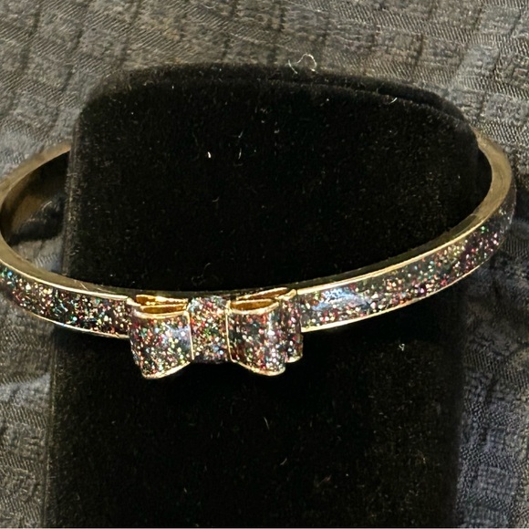 Kate Spade Sparkle Bow Bangle Bracelet - Picture 7 of 9